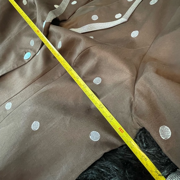 Positive Attitude embroidered linen jacket, 20 petite - Picture 5 of 8